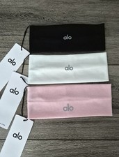Headbands 3-Pack --Black/White/Pink ribbed