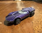 1968 Hot Wheels Redline Turbofire Purple White Interior