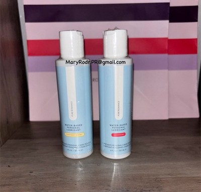 Pure Romance Reformulated Water Based Lubricants Strawberry-Banana +  Watermelon | eBay