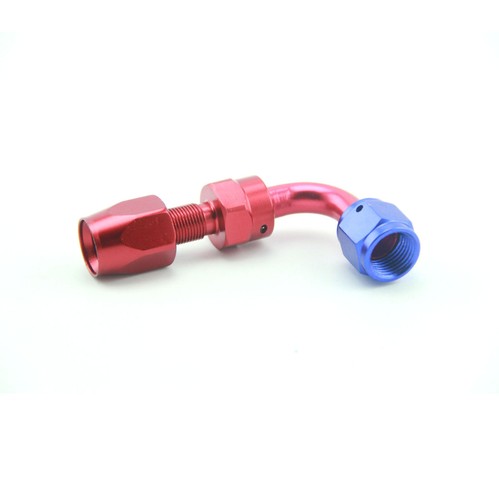 2Pcs 90 Degree Swivel Adapter Hose End Fitting AN6 Straight For Oil Fuel Line - Picture 5 of 8