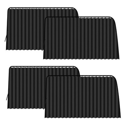Sonnenschutz Auto Magnetisch 4 Stück, Auto Fenster Seitenscheibe, Sonnenschutz