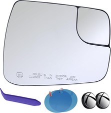 EAP Passenger Side Mirror Glass Compatible with Dodge RAM 1500 2019-2025, Hea...