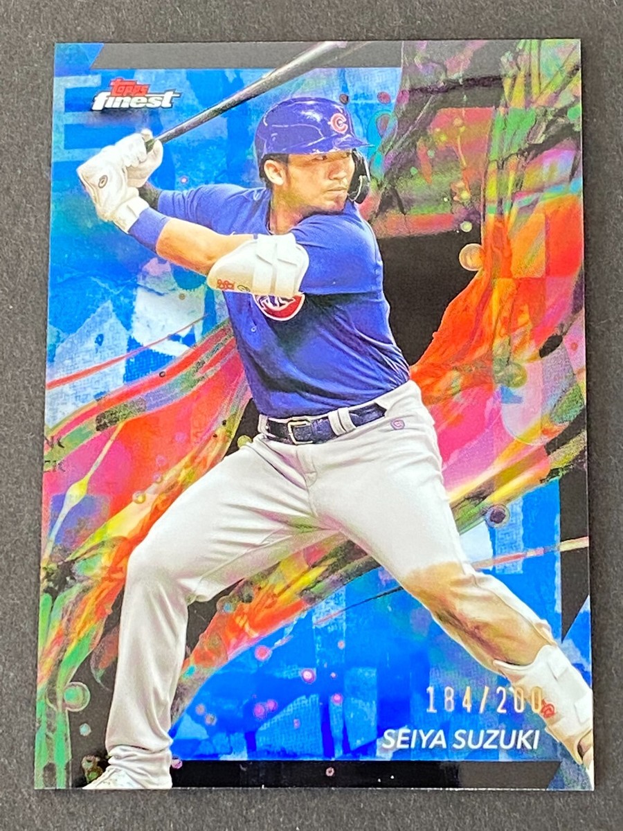 Seiya Suzuki 2024 Topps Finest Common Blue Refractor #ed 184/200 