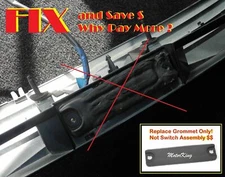 For Toyota Lexus Trunk Hatch Liftgate Switch Latch Release Button Rubber Cover