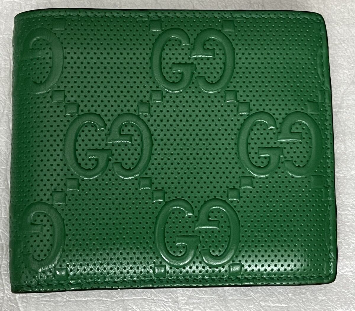 Gucci Wallet Green GG Signature Leather - EXCELLENT | eBay Gucci Wallet Green GG Signature Leather - EXCELLENT | eBay