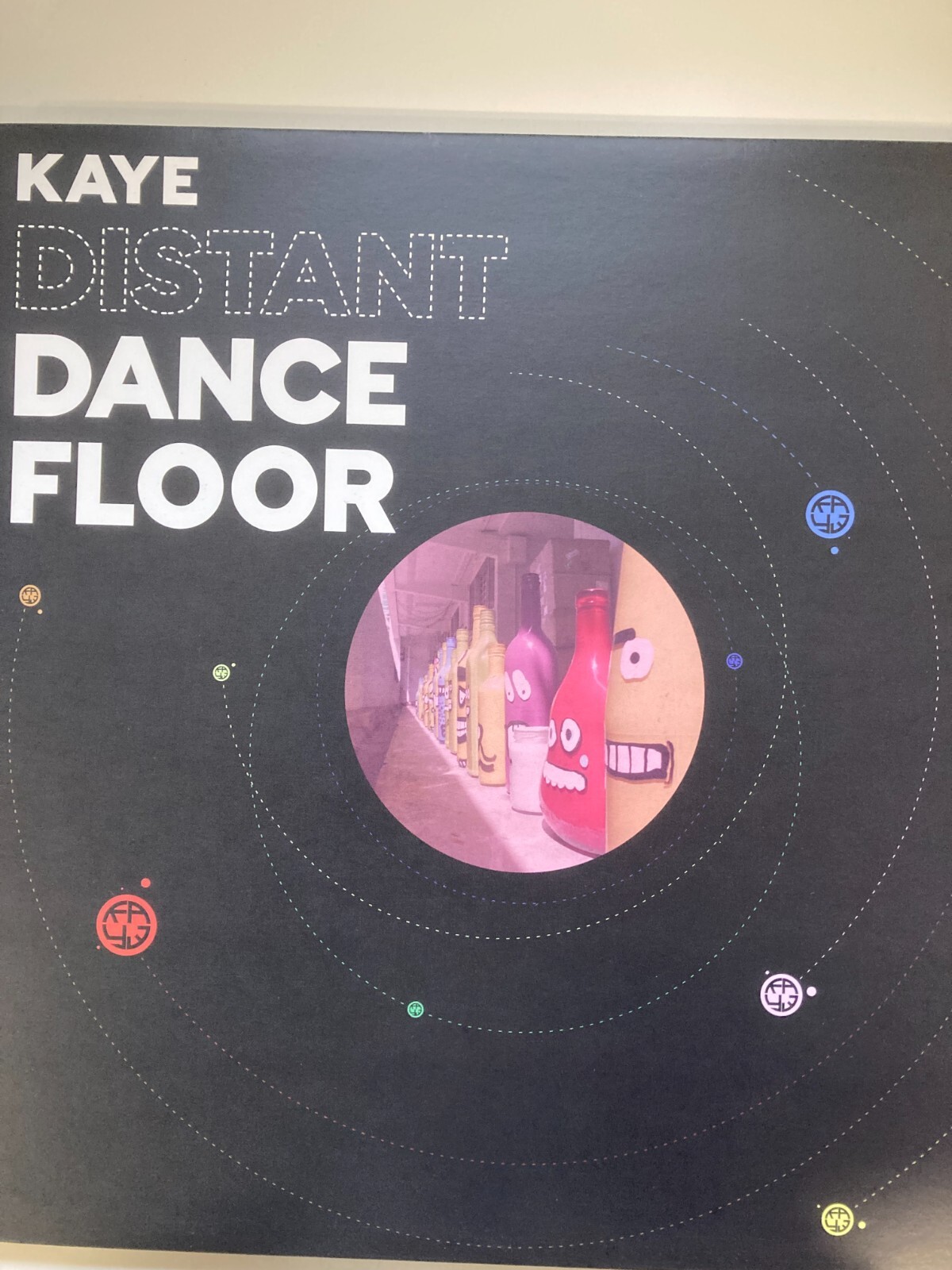 KAYE DISTANT DANCEFLOOR LIMITED EDITION PINK VINYL LP, EXCELLENT