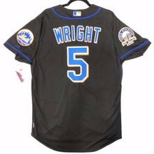 AUTHENTIC MAJESTIC 50 2XL, NEW YORK METS, DAVID WRIGHT, COOL BASE Jersey
