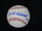 FRANK ROBINSON SIGNED OFFICIAL MAJOR LEAGUE BASEBALL INSCRIBED "HOF 82"