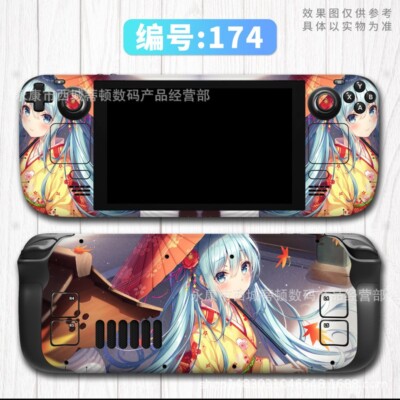 Miku Hatsune Anime Skin Aufkleber Stickers Schutzfolie Für Steam Deck Vinyl
