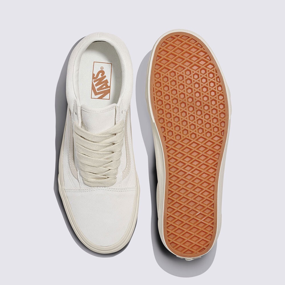 New Vans Old Skool Oversized Lace Marshmallow Sneakers Low