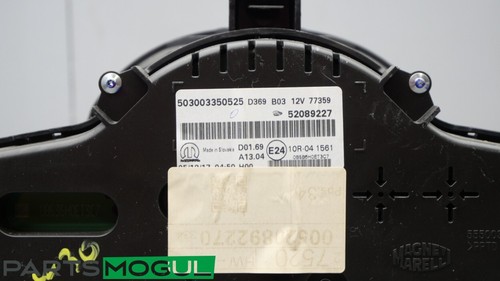 16-18 FIAT 500 Speedometer 4 Door X Model Lounge 887371 OEM - Picture 7 of 8