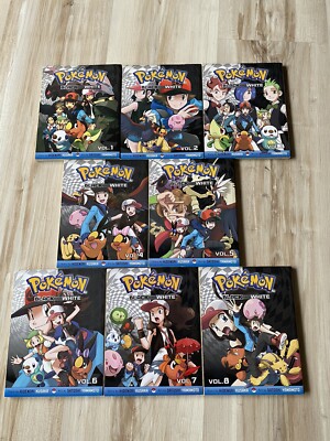 Pokemon Black and White Vol. 1-8 - Hidenori Kusaka - Manga Comic - ENGLISCH