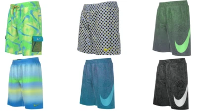 New Big Boy's Nike Swoosh Volley Swim Shorts Pick Size & Color MSRP:$44 - Image 1 of 2