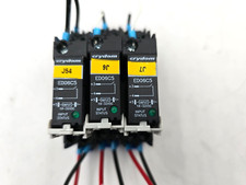 3 pcs Crydom ED06C5 48VDC 5A 18-32VDC Solid State Relay 3 pcs DRSED Relay Socket