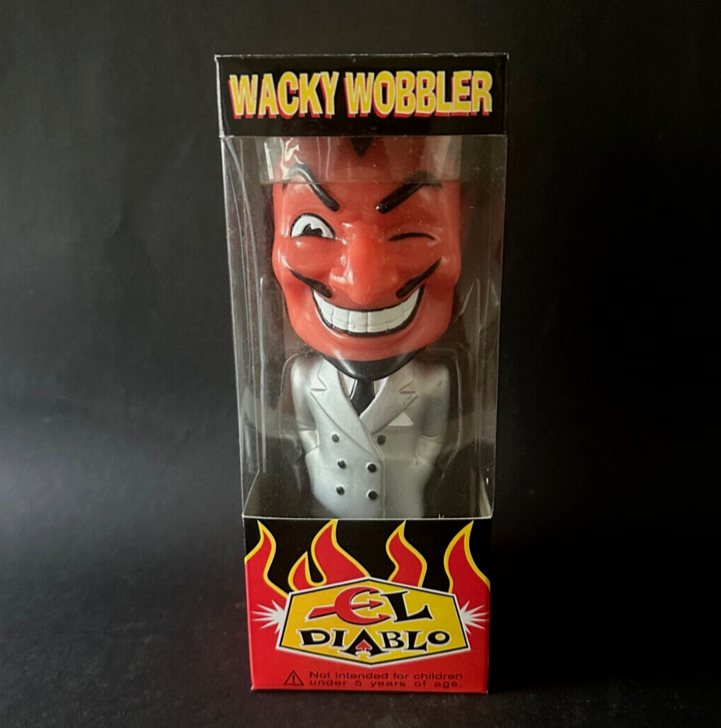 The Devil Funko Wacky Wobbler Glowing Silver Variant | eBay