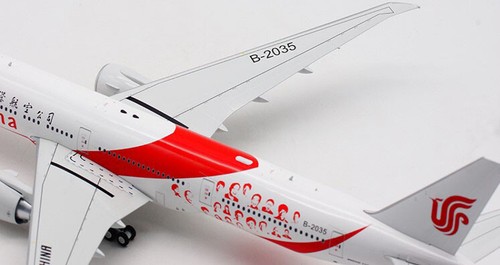 Aviación AIR CHINA para BOEING 777-300ER B-2035 SMILING CHINA 1/200 modelo diecast - Imagen 10 de 12
