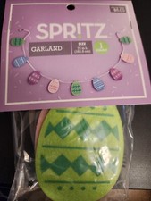 NEW Target Spritz Easter Egg Felt Garland Party Decoration 72"