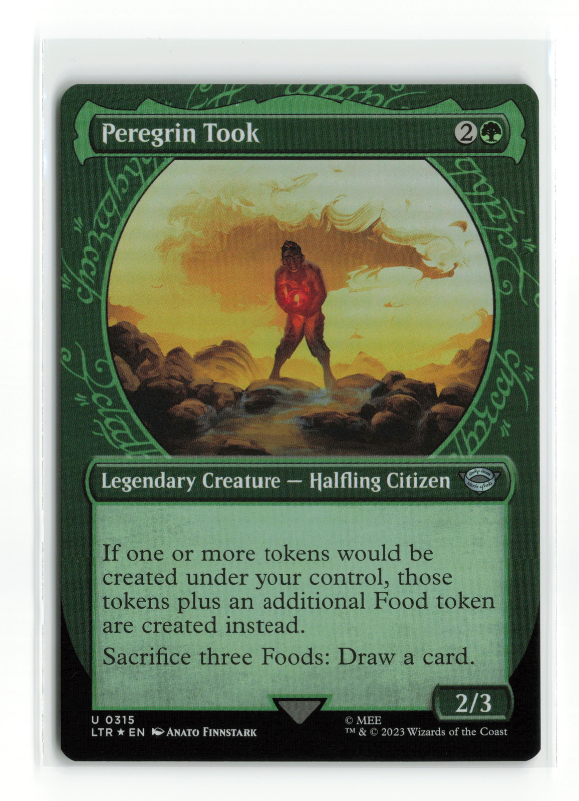 PEREGRIN TOOK 0315 FOIL LORD OF THE RINGS MTG NM