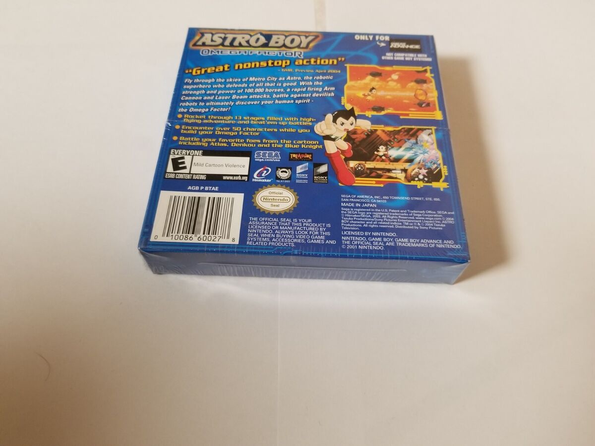 Astro Boy: Omega Factor (Nintendo Game Boy Advance, 2004 Astro Boy: Omega Factor (Nintendo Game Boy Advance, 2004