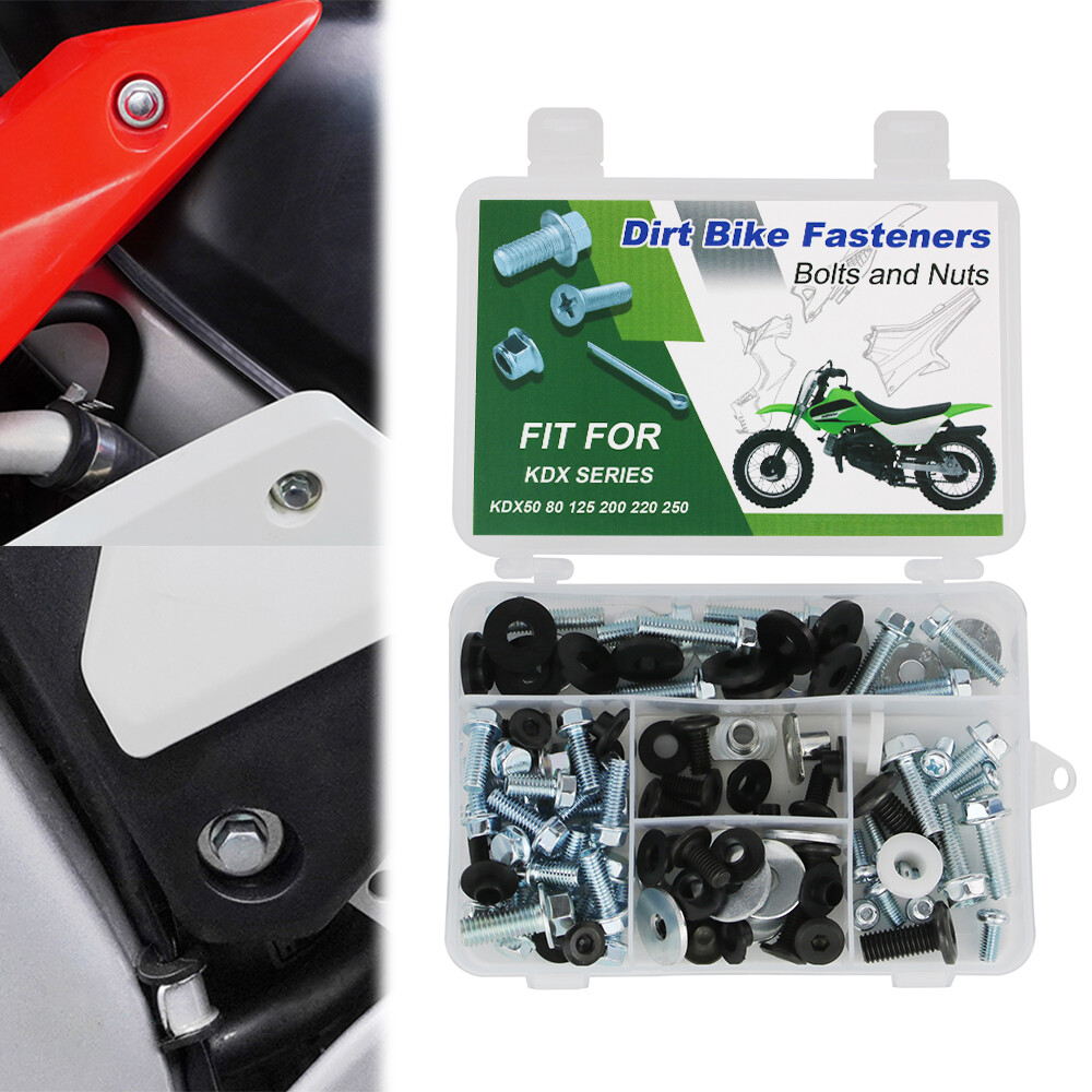 im様 Plastic Frame Bolt Fit For Kawasaki KDX125 1990-1999 KDX200 1983