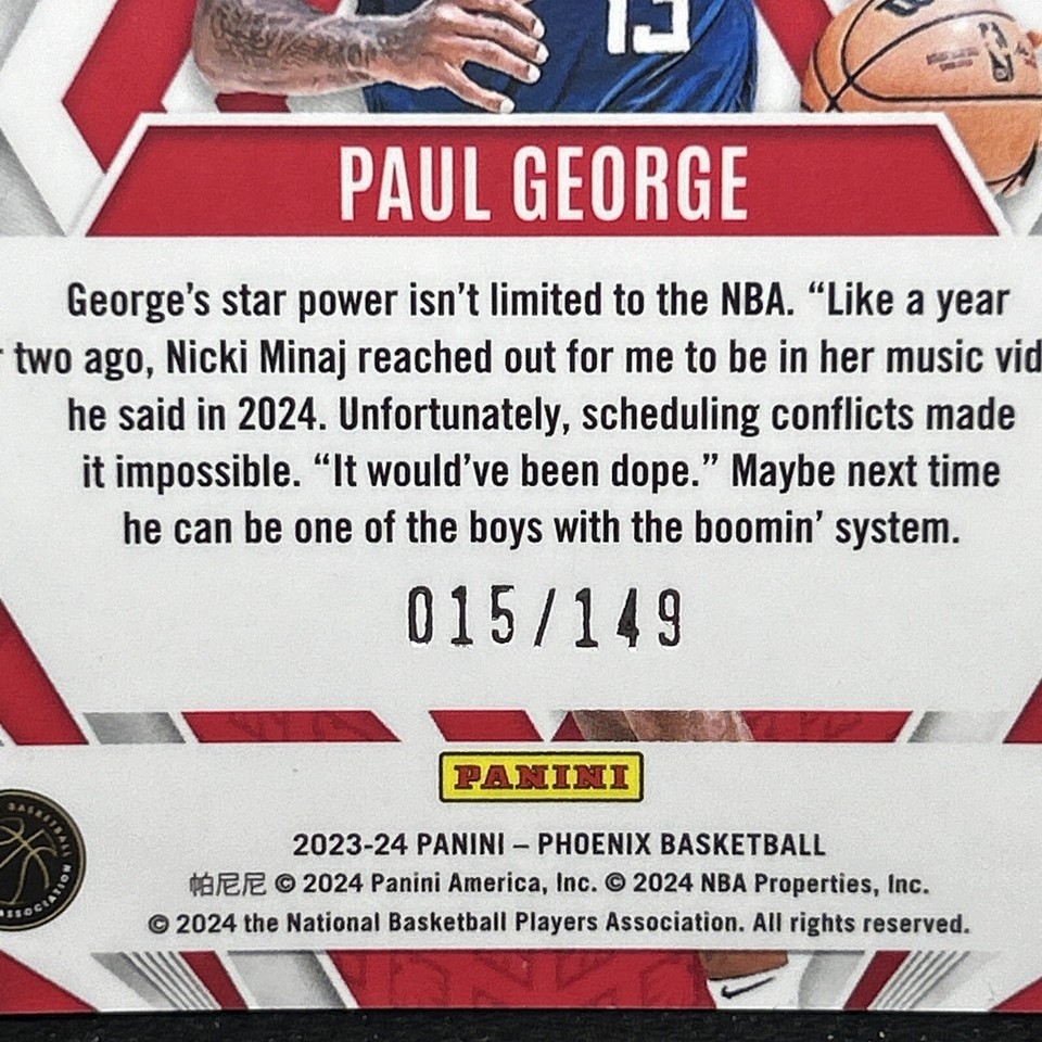 202324 PHOENIX Paul Paragon Red and Green Cracked Ice 15/149