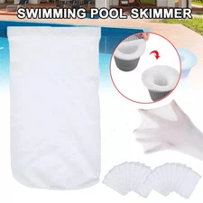 1-50Pack Pool Skimmer Socks Filter Replacement Savers Swimming Pool Cleaning Bag