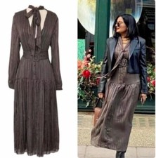 ZARA PRINTED DRESS WITH BELT SIZE S