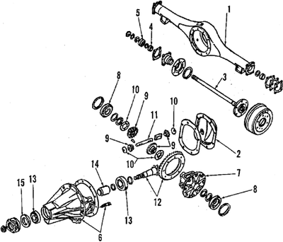 NISSAN OEM Rear-Axle Seals 432520W000