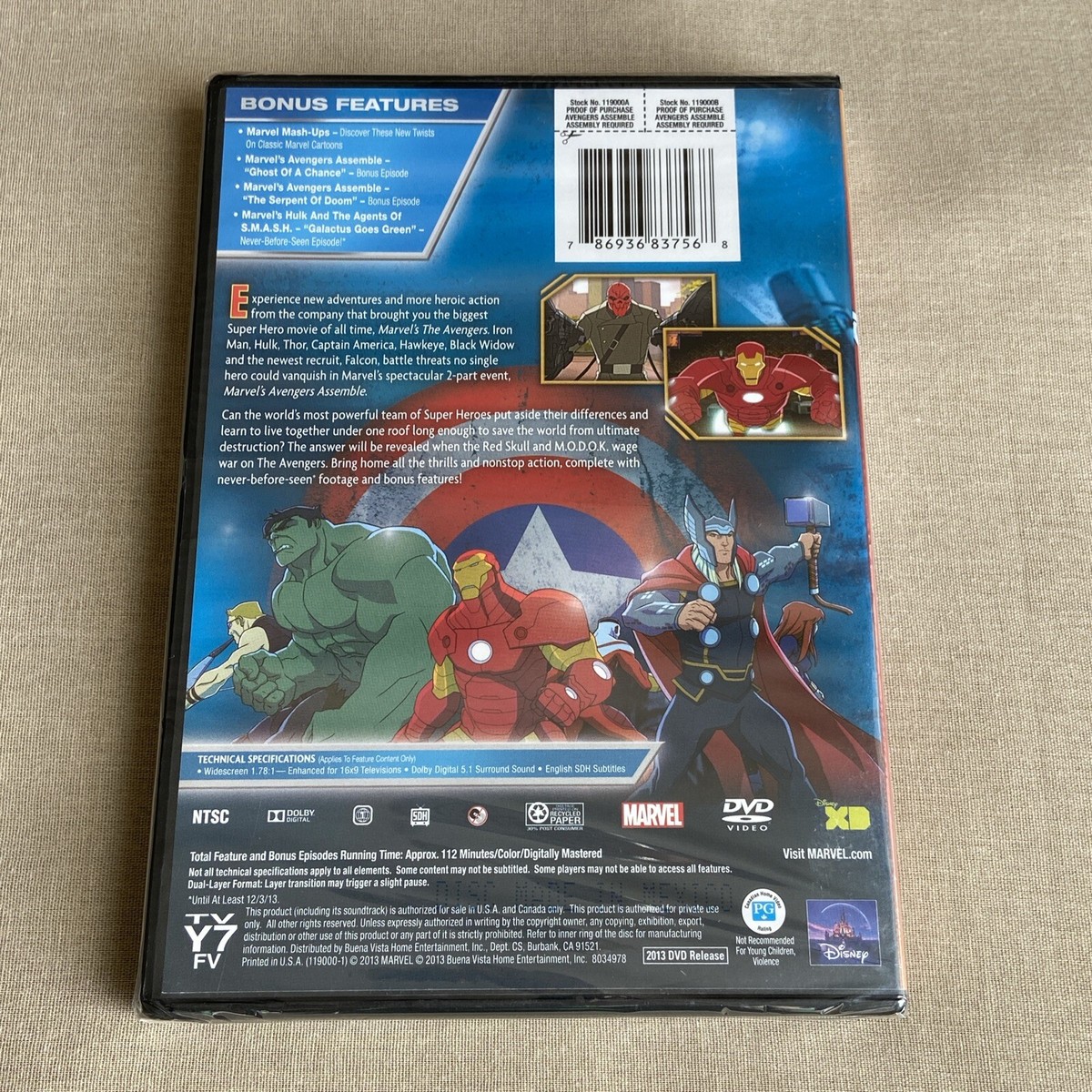 Avengers Assemble: Assembly Required (Season One Eps 1-4) (DVD NEW