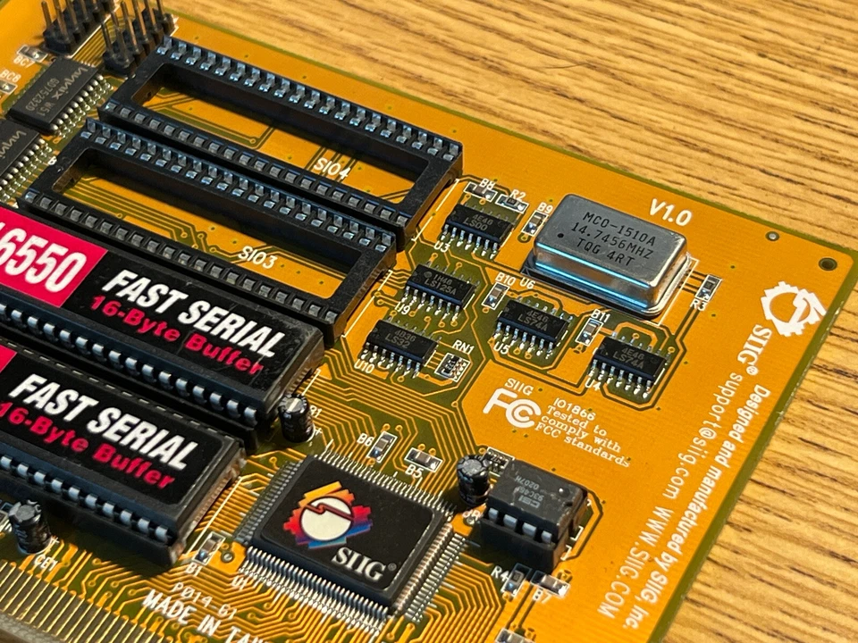 SIIG JJ-P04212 High Speed Dual Port Serial PCI Adapter J6M041200129 IO1866 - Image 3 of 4