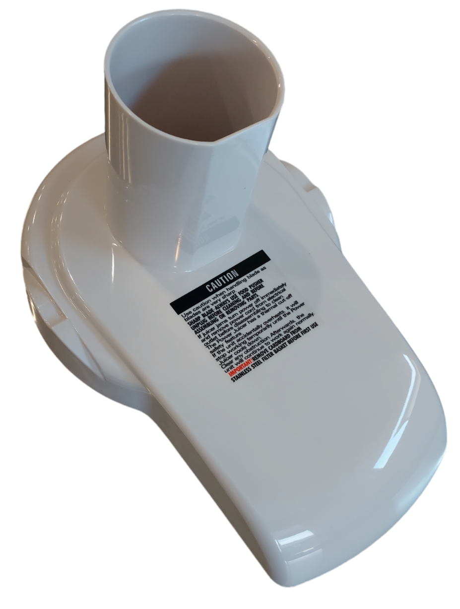 Genuine Jack LaLanne's Power Juicer Food Pusher Part White Top Model CL