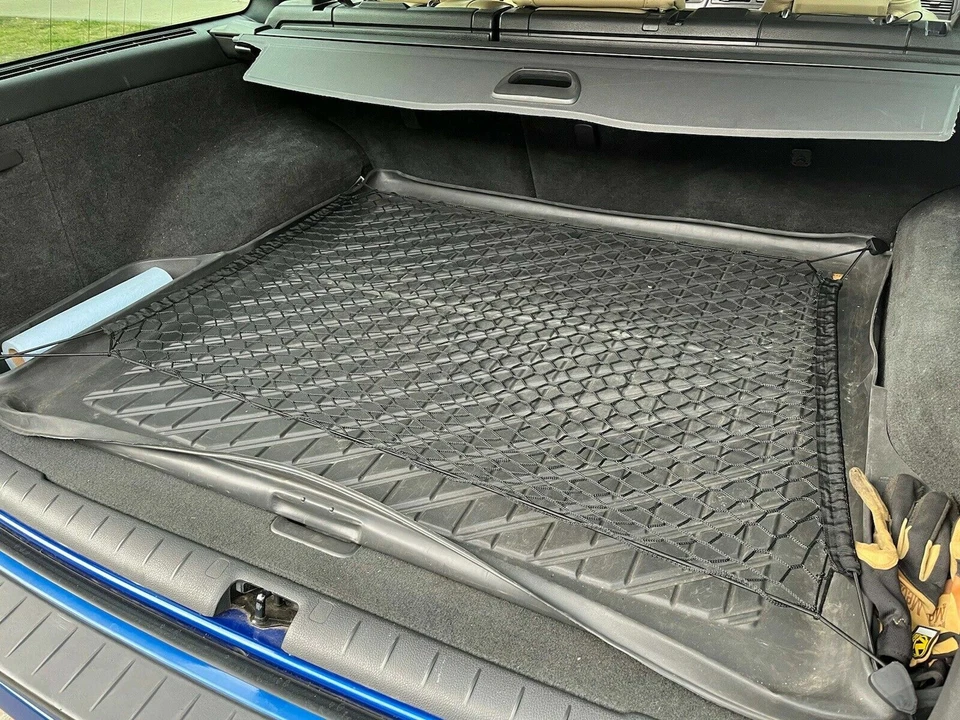 Red de carga de malla organizadora estilo piso maletero trasero para VOLVO XC70 2003-2016 nueva Foto 4 de 4