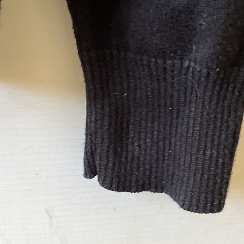 BENCH Men's Jumper Pullover Knit Black Cotton Crew Neck Large Excell Cond - Picture 6 of 10