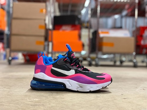 nike 270 react blue and pink
