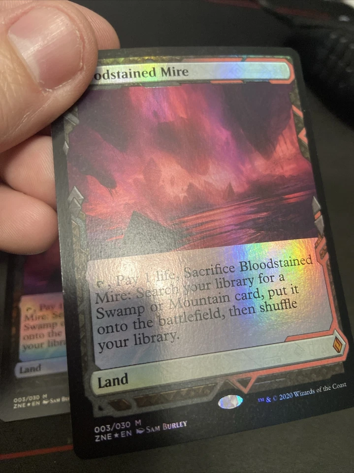 Bloodstained Mire Expedition Foil LP/MP - Image 4 of 4