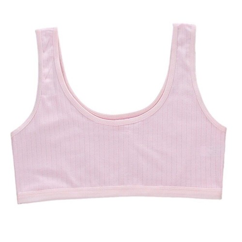 5pcs/Lot Girl Underwear Cotton Bra Short Sports Bras Tops For Teens 7-12 Years - Picture 4 of 10