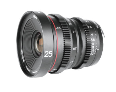 Meike MK 25mm T2.2 Cine Objektiv für Fuji X   Top Cine-Linse für Video & Foto
