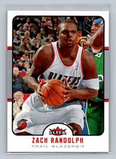 2006 Fleer #160 Zach Randolph  Portland Trail Blazers