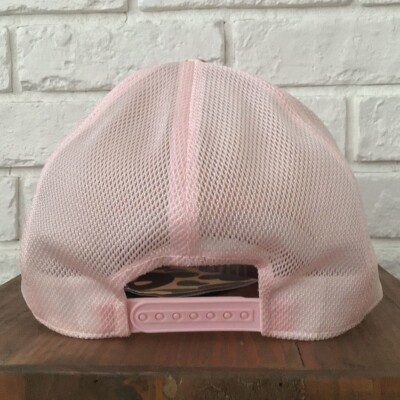 A BATHING APE マイロ　カモ　キャップ　ピンク BAPE pink camo New York logo trucker hat mesh cap A Bathing