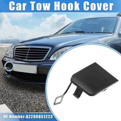 Front Bumper Car Tow Hook Eye Hole Cover Cap for Mercedes-Benz S 430 2003-2006