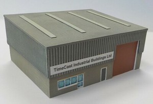 n scale industrial buildings