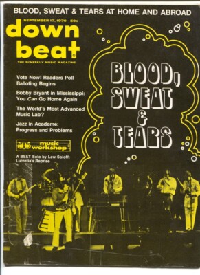 MAG: Down Beat 9/17/1970-Blood Sweat & Tears-Bobby Bryant-pix-history-FN-