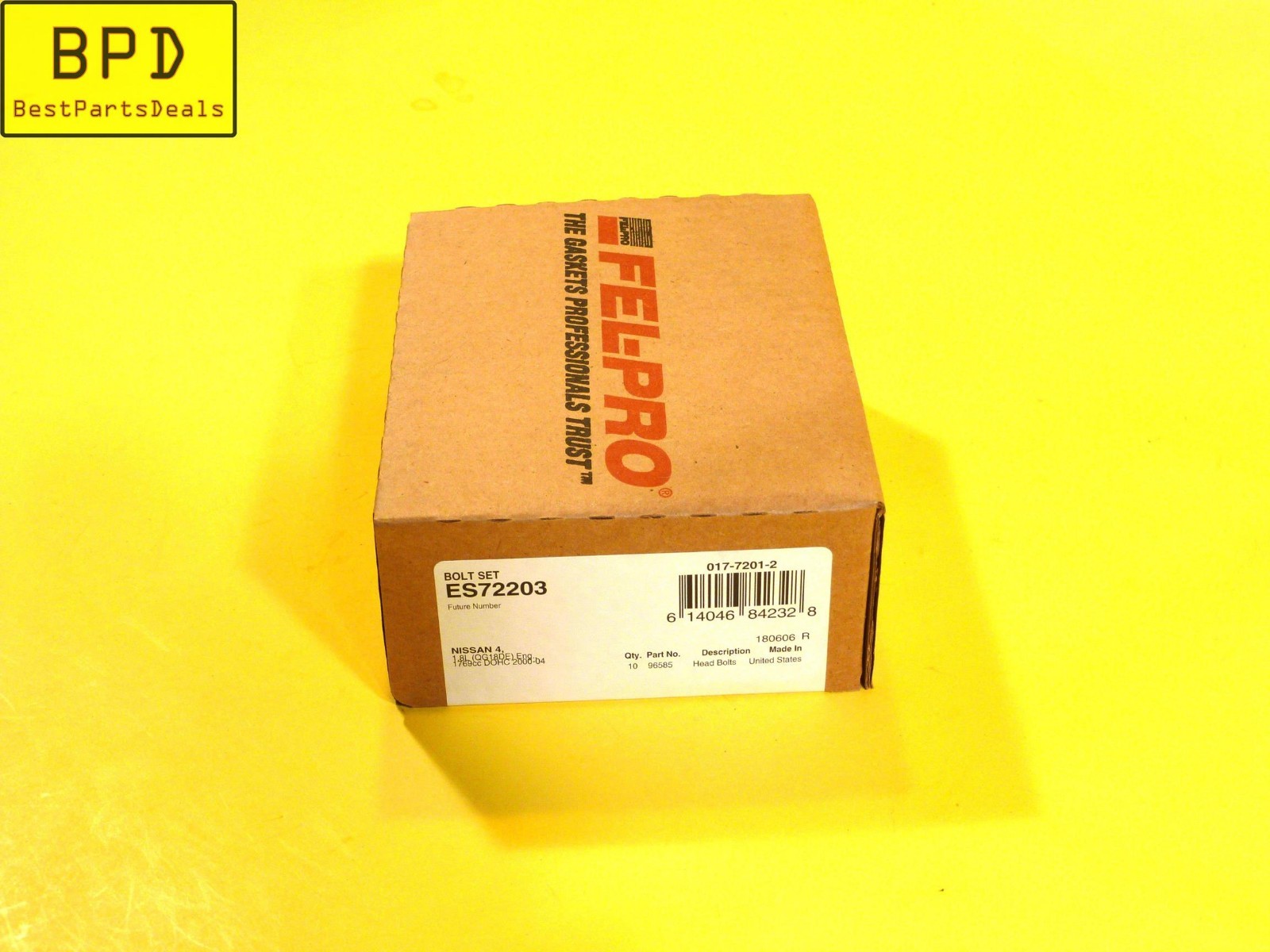 Engine Cylinder Head Bolt Set FELPRO ES 72203 eBay