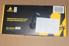 MAONO Podcasting Microphone and Studio Headphone Kit AU-A04H 192kHz/24bit