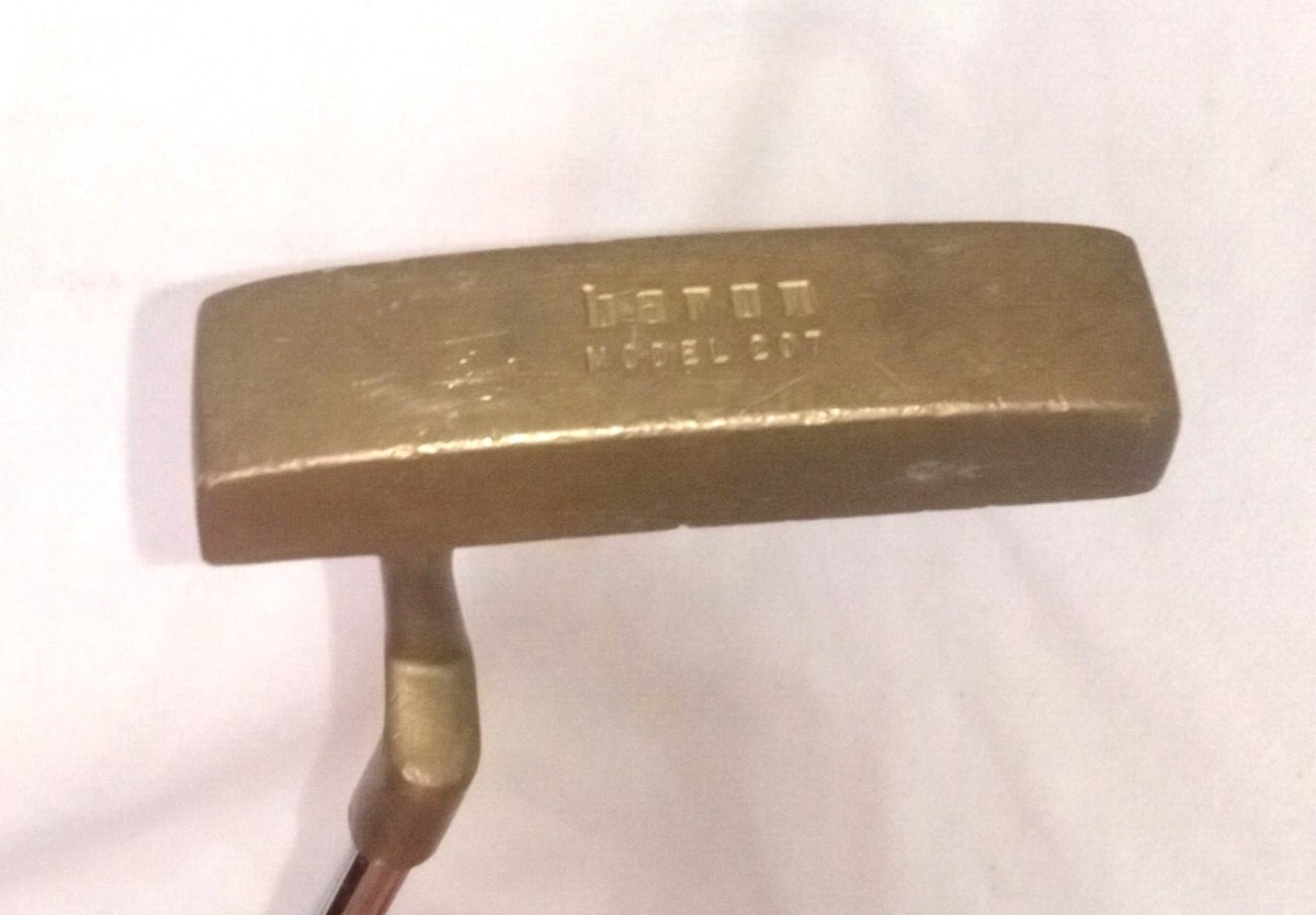 Putter vintage Bridgeport # 2, États-Unis, lame en laiton, ~ 35