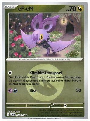 Noibat (Energy Symbol Pattern) 156/217 Holo Ascended Heroes  Reverse Holo NM