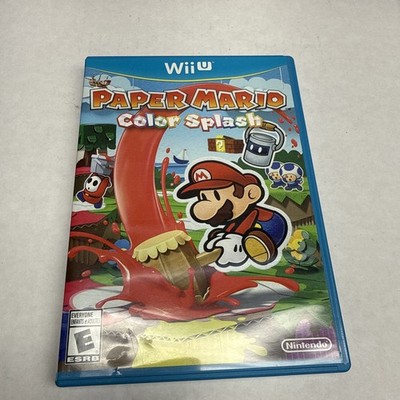 Paper Mario Color Splash  (Nintendo Wii U, 2016)