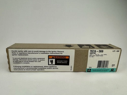 OEM White-Rodgers Emerson Furnace Ignitor 120 volt 60Hz 5.0Amps P/N: 767A-369