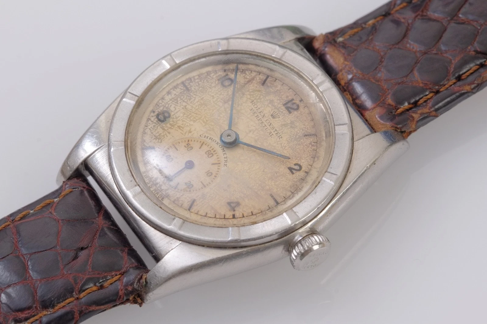 Patek Philippe — 1940s Rolex  Steel  Bubbleback