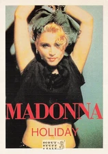 Madonna Holiday Album Album French Postcard, Editions Nugeron #P1